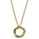 Victoria Cruz A4632-DG Ladies' Necklace Essence Gold Tone Circle Image 1