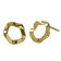 Victoria Cruz A4633-DT Women's Stud Earrings Essence Gold Tone Circle Image 1