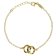 Victoria Cruz A4629-DP Ladies' Bracelet Essence Gold Tone Circle Image 1