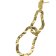 Victoria Cruz A4635-DT Earrings for Women Connect Gold Tone Image 2