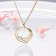 GLIZZ GL8139 Damen-Kette mit Gold-Anhänger 333/8K Zirkonia 3