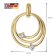 GLIZZ GL8139 Damen-Kette mit Gold-Anhänger 333/8K Zirkonia 6