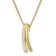 GLIZZ GL8145 Damenkette mit Gold-Anhänger 333/8K Zirkonia 1