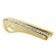 GLIZZ GL8145 Damenkette mit Gold-Anhänger 333/8K Zirkonia 2