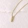 GLIZZ GL8145 Damenkette mit Gold-Anhänger 333/8K Zirkonia 3