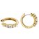 GLIZZ GL8149 Damen-Ohrringe Gold 333/8K Zirkonia Creolen 1