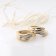 GLIZZ GL8151 Damen-Ohrringe Gold 333/8K Zirkonia Creolen 4