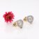 GLIZZ GL8153 Damen-Ohrringe Gold 333/8K Herz Zirkonia Ohrstecker 3