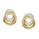 GLIZZ GL8155 Damen-Ohrringe 333 Gold Ohrstecker mit Zirkonias 2