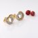 GLIZZ GL8155 Damen-Ohrringe 333 Gold Ohrstecker mit Zirkonias 3