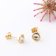 GLIZZ GL8157 Earrings Gold 333/8K Cubic Zirconia Studs 2