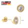 GLIZZ GL8157 Earrings Gold 333/8K Cubic Zirconia Studs 4