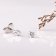 GLIZZ GL8158 Women's Diamond Stud Earrings 585 White Gold 0.1 Carat 2