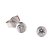 GLIZZ GL8160 Damen-Ohrringe 585 Weißgold Diamant-Ohrstecker 0,25 Karat 1