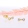 GLIZZ GL8351 Women's Stud Earrings 333 Yellow Gold Cubic Zirconia 3