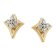 GLIZZ GL8632 Damen-Ohrringe Gold 333/8K Diamant-Ohrstecker 2