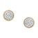 GLIZZ GL8635 Ladies' Diamond Stud Earrings 333/8K Gold 2