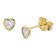 GLIZZ GL8638 Women's Diamond Stud Earrings 333/8K Gold 1