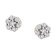 GLIZZ GL8639 Damen-Ohrringe Mit Diamanten Gold 333/8K Blüten Ohrstecker 2