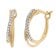 GLIZZ GL8634 Diamant-Ohrringe Gold 333/8K Creolen 1