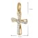 GLIZZ GL8641 Damen-Kette mit Diamant-Kreuz Gold 333/8K 5