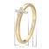 GLIZZ GL8660 Women's Diamond Ring Cross 333/8K Gold 5