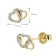 GLIZZ GL8637 Ladies' Diamond Stud Earrings 333/8K Gold 4
