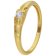 GLIZZ GL8734 Gold-Ring für Damen und Herren Gold 333/8K mit Zirkonia 1