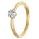 GLIZZ GL8710 Women's Diamond Ring 333/8K Gold 1
