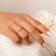 GLIZZ GL8706 Women's Diamond Ring 333/8K Gold 3