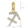 GLIZZ GL8330-09 Sternzeichen Schütze Gold 333/8K an vergoldeter Silberkette 6