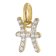 GLIZZ GL8330-12 Pisces Zodiac Sign Gold 333/8K on Plated Silver Chain 2