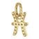 GLIZZ GL8330-12 Pisces Zodiac Sign Gold 333/8K on Plated Silver Chain 3