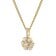 GLIZZ GL8316 Anhänger Gold 333 Zirkonia-Blüte an vergolder Silberkette 1