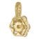 GLIZZ GL8316 Anhänger Gold 333 Zirkonia-Blüte an vergolder Silberkette 2