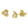 GLIZZ GL8318 Damen-Ohrringe Gold 333/8K Zirkonia Ohrstecker 1