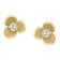 GLIZZ GL8318 Damen-Ohrringe Gold 333/8K Zirkonia Ohrstecker 2
