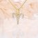GLIZZ GL8330-01 Aries Zodiac Sign 333/8K Gold on Plated Silver Chain 4