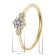 GLIZZ GL8714 Women's Diamond Ring 333/8K Gold 4