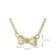 GLIZZ GL8350 Damen-Halskette Schleife Gold 333/8K Zirkonia Collier 5