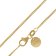 GLIZZ GL8330-04 Cancer Zodiac Sign Gold 333/8K on Plated Silver Chain 5