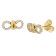 GLIZZ GL8356 Damen-Ohrringe Gold 333/8K Zirkonia-Ohrstecker 1