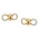 GLIZZ GL8356 Damen-Ohrringe Gold 333/8K Zirkonia-Ohrstecker 2