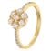 GLIZZ GL8550 Damenring mit Zirkonia Blüte Gold 333 / 8K 1