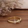 GLIZZ GL8556 Damenring mit Schleife Gold 333 / 8K 2