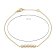 GLIZZ GL8812 Women's Bracelet 333/8K Gold With Cubic Zirconia 6