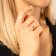 GLIZZ GL1054 Women's Ring with 0.25 ct Lab Grown Diamond 333/8K White Gold 3