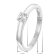 GLIZZ GL1054 Women's Ring with 0.25 ct Lab Grown Diamond 333/8K White Gold 4