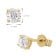 GLIZZ GL1072 Brillant-Ohrringe 0,50 ct Gold 333 Lab Grown Diamant Ohrstecker 5
