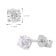 GLIZZ GL1073 Lab Grown Diamant-Ohrringe 0,50 ct Weißgold 333 Ohrstecker 5